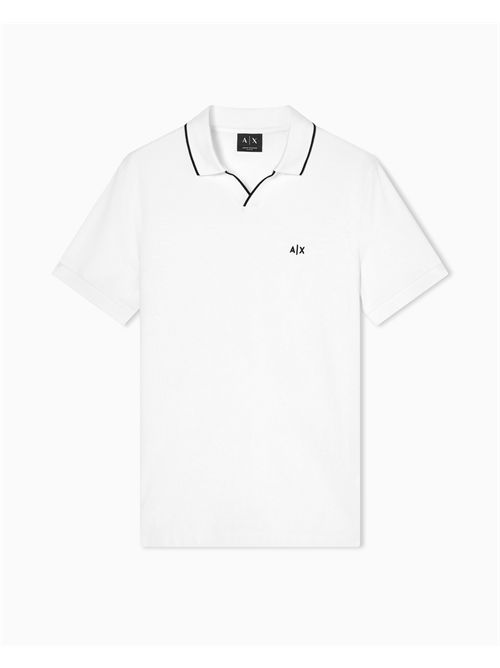 Polo Classica in Piqué di Cotone Traspirante ARMANI EXCHANGE | XM002401AF10366/U0009
